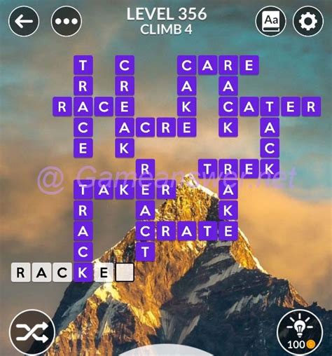 If you are also playing Wordscapes and stuck on Level 356, you can find answers on our screenshot below. . Wordscapes 356